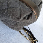 Chanel 2Way-bag Black Denim with Leather and Gold Hardware #TTLR-3 - Image 15