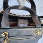 Chanel 2Way-bag Black Denim with Leather and Gold Hardware #TTLR-3 - Image 19