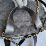 Chanel 2Way-bag Black Denim with Leather and Gold Hardware #TTLR-3 - Image 20