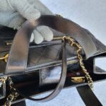 Chanel 2Way-bag Black Denim with Leather and Gold Hardware #TTLR-3 - Image 21