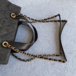 Chanel 2Way-bag Black Denim with Leather and Gold Hardware #TTLR-3 - Image 22