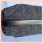 Chanel 2Way-bag Black Denim with Leather and Gold Hardware #TTLR-3 - Image 9