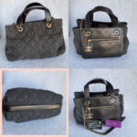 Chanel 2Way-bag Black Denim with Leather and Gold Hardware #TTLR-3 - Image 2