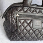Chanel Cocoon Black Nylon with Leather and Silver Hardware #TTLR-6 - Image 3