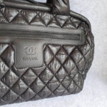 Chanel Cocoon Black Nylon with Leather and Silver Hardware #TTLR-6 - Image 4