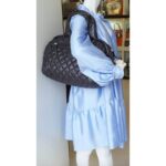 Chanel Cocoon Black Nylon with Leather and Silver Hardware #TTLR-6 - Image 34