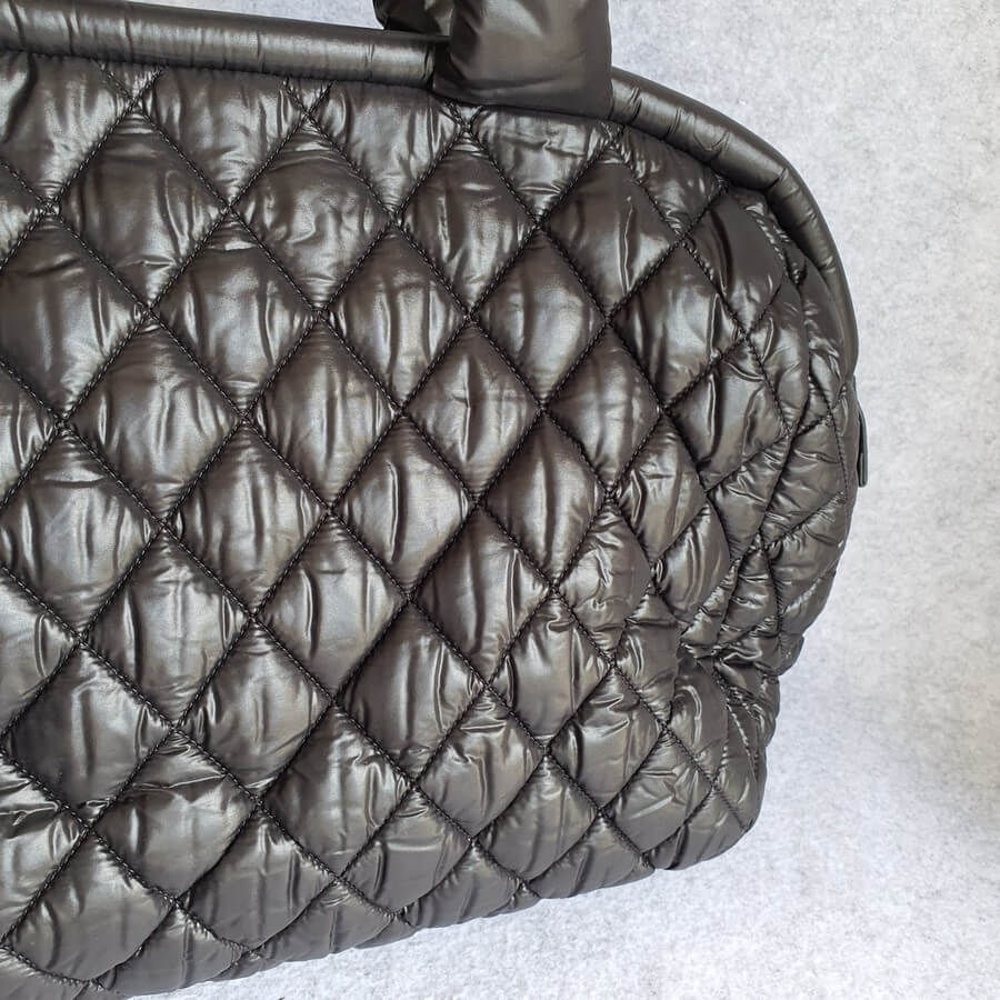 Chanel Cocoon Black Nylon with Leather and Silver Hardware #TTLR-6 – Luxuy  Vintage