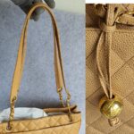 Chanel Vintage Shopper Caramel Brown Grained Calfskin with Gold Hardware #KLSC-60 - Image 19