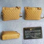 Chanel Vintage Shopper Caramel Brown Grained Calfskin with Gold Hardware #KLSC-60 - Image 6