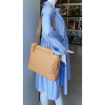 Chanel Vintage Shopper Caramel Brown Grained Calfskin with Gold Hardware #KLSC-60 - Image 42