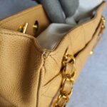Chanel Vintage Shopper Caramel Brown Grained Calfskin with Gold Hardware #KLSC-60 - Image 12