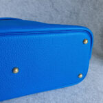 Hermes Bolide 35 Blue Hydra Clemence Leather with Gold Plated Hardware #TCKY-17 - Image 12