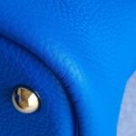 Hermes Bolide 35 Blue Hydra Clemence Leather with Gold Plated Hardware #TCKY-17 - Image 16