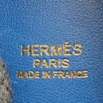 Hermes Bolide 35 Blue Hydra Clemence Leather with Gold Plated Hardware #TCKY-17 - Image 23