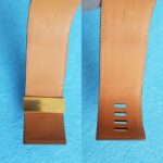 Hermes CDC Bracelet Anemone Purple Swift Leather With Gold Plated Hardware #KYOK-4 - Image 8