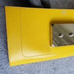 Hermes Goodlock Clutch Soliel Yellow Box Leather with Palladium Hardware #CSCC-2 - Image 21