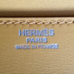 Hermes Goodlock Clutch Soliel Yellow Box Leather with Palladium Hardware #CSCC-2 - Image 23