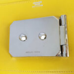 Hermes Goodlock Clutch Soliel Yellow Box Leather with Palladium Hardware #CSCC-2 - Image 15