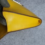 Hermes Goodlock Clutch Soliel Yellow Box Leather with Palladium Hardware #CSCC-2 - Image 9