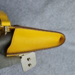 Hermes Goodlock Clutch Soliel Yellow Box Leather with Palladium Hardware #CSCC-2 - Image 8