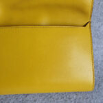 Hermes Goodlock Clutch Soliel Yellow Box Leather with Palladium Hardware #CSCC-2 - Image 6