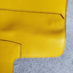 Hermes Goodlock Clutch Soliel Yellow Box Leather with Palladium Hardware #CSCC-2 - Image 4