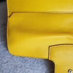 Hermes Goodlock Clutch Soliel Yellow Box Leather with Palladium Hardware #CSCC-2 - Image 3