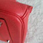 Hermes Shoulder Birkin Bougainvillea Pink Clemence Leather with Palladium Plated Hardware #KUKU-2 - Image 15