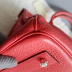 Hermes Shoulder Birkin Bougainvillea Pink Clemence Leather with Palladium Plated Hardware #KUKU-2 - Image 16