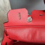 Hermes Shoulder Birkin Bougainvillea Pink Clemence Leather with Palladium Plated Hardware #KUKU-2 - Image 24