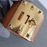 Hermes Size Small Kelly Dog Extreme Brown Swift Leather with Gold Hardware #KCYK-4 - Image 2