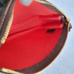 LV Mini Pochette Accessoires Damier Ebene Coated Canvas with Gold Hardware #GLSSU-2 - Image 11