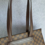 LV Parioli Shoulder Bag Damier Ebene Canvas with Leather and Gold Hardware #TSRR-1 - Image 17