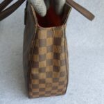 LV Parioli Shoulder Bag Damier Ebene Canvas with Leather and Gold Hardware #TSRR-1 - Image 8
