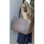 LV Parioli Shoulder Bag Damier Ebene Canvas with Leather and Gold Hardware #TSRR-1 - Image 34