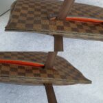 LV Parioli Shoulder Bag Damier Ebene Canvas with Leather and Gold Hardware #TSRR-1 - Image 10