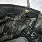 Salvatore Ferragamo Vintage Shopper Black Lizard Printed Leather with Gold Hardware #KRUY-3 - Image 28