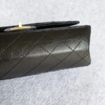 Chanel 2.55 Double Flap A37586 Black Aged Calfskin with Gold Hardware #TTRE-1 - Image 12