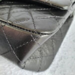 Chanel 2.55 Double Flap A37586 Black Aged Calfskin with Gold Hardware #TTRE-1 - Image 13