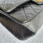 Chanel 2.55 Double Flap A37586 Black Aged Calfskin with Gold Hardware #TTRE-1 - Image 14