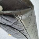 Chanel 2.55 Double Flap A37586 Black Aged Calfskin with Gold Hardware #TTRE-1 - Image 15