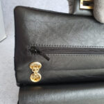 Chanel 2.55 Double Flap A37586 Black Aged Calfskin with Gold Hardware #TTRE-1 - Image 19