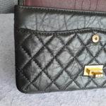 Chanel 2.55 Double Flap A37586 Black Aged Calfskin with Gold Hardware #TTRE-1 - Image 30