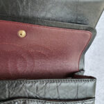 Chanel 2.55 Double Flap A37586 Black Aged Calfskin with Gold Hardware #TTRE-1 - Image 24