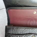 Chanel 2.55 Double Flap A37586 Black Aged Calfskin with Gold Hardware #TTRE-1 - Image 23