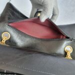 Chanel 2.55 Double Flap A37586 Black Aged Calfskin with Gold Hardware #TTRE-1 - Image 22