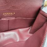 Chanel 2.55 Double Flap A37586 Black Aged Calfskin with Gold Hardware #TTRE-1 - Image 40