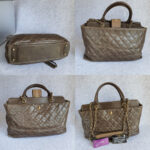 Chanel 2Way-bag Olive Brown Leather with Rustic Gold Hardware #TTLR-1 - Image 2