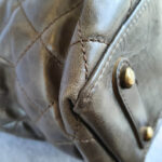 Chanel 2Way-bag Olive Brown Leather with Rustic Gold Hardware #TTLR-1 - Image 15