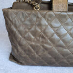 Chanel 2Way-bag Olive Brown Leather with Rustic Gold Hardware #TTLR-1 - Image 6